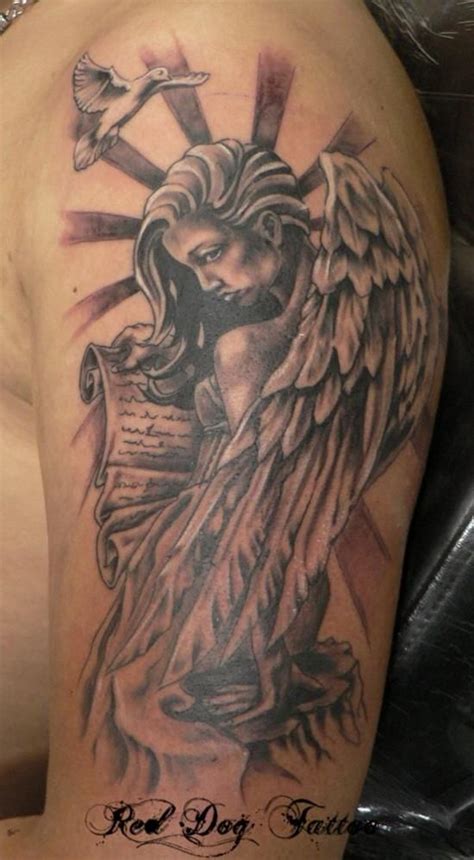 160 Meaningful Angel Tattoos Ultimate Guide July 2019 Angel Tattoo
