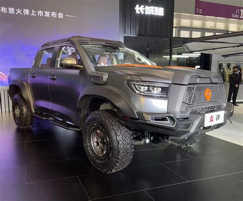 Great Wall Cannon Firebomb Edition Is An Extreme Pickup Truck For China