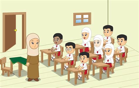 Download 75 Gambar Animasi Guru Mengajar Di Kelas Terbaru Hd