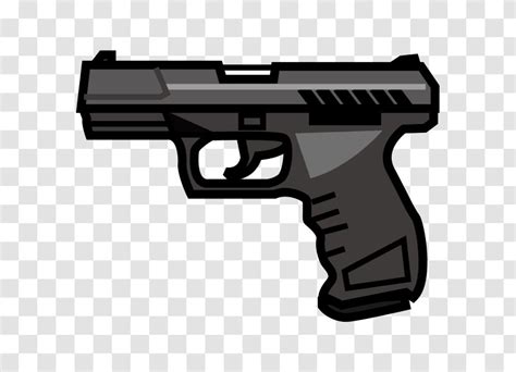 Emoji Pistol Firearm Handgun Air Gun Transparent Png