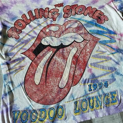 Vintage 1994 The Rolling Stones Voodoo Lounge Tour Tie Dye 90s Etsy