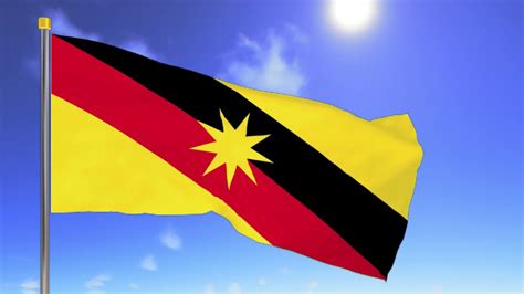 Flag Of State Of Sarawak Negeri Sarawak Youtube
