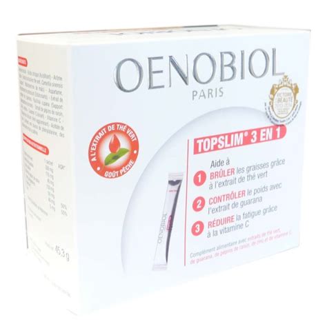 Oenobiol Topslim Stick 3 En 1 The Vert Gout Peche