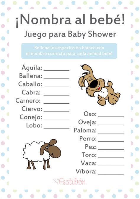Juegos Para La Baby Shower De Tu Nene