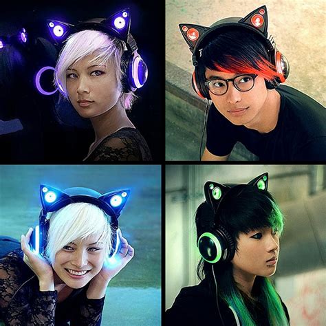 For The Gamers And Anime Fans Cat Ear Headphones