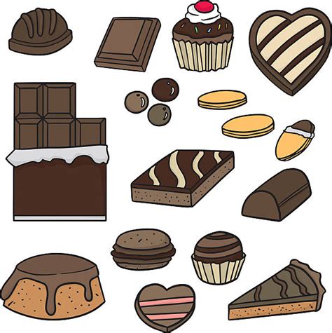 Drawing Of A Wrapped Chocolate Candy Illustrations Royalty Free Vector