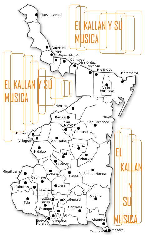 Mapa De Tamaulipas Con Division Politica Imagui