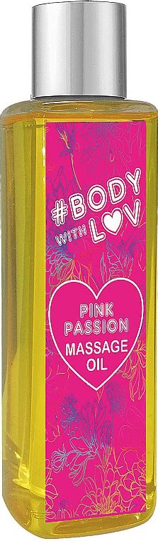 New Anna Cosmetics Body With Luv Massage Oil Pink Passion Massage Oil Pink Passion Makeup Uk