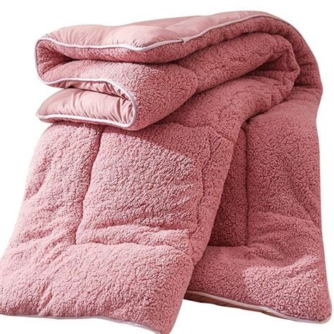 4kg Thicken Shearling Blanket Winter Soft Warm Bed Quilt For Bedding T Junmyshop Quilt Bedding