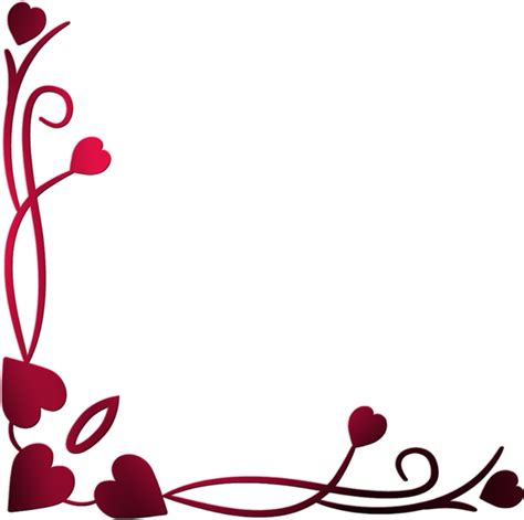 Valentines Day Border Png Clipart Png All