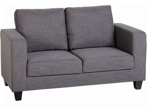Tempo Two Seater Sofa Grey Fabric At Ex Catalogue Furniture Centre