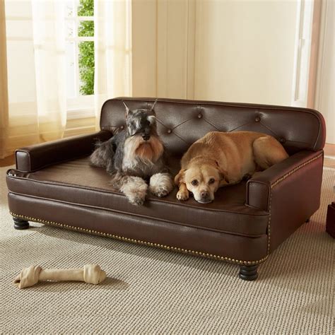 Enchanted Home Pet Library Sofa Dog Bed In Brown 40 L X 295 W Petco