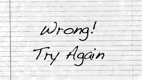 Try, try, try is a song by american alternative rock band the smashing pumpkins. Wrong! try again - YouTube