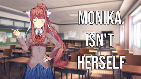 Monika Is Behaving Weirdly Ddlc Purist Mod Monikas Route 2 Youtube