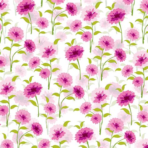 Feminine Pink Floral Vector Background Pattern 511099 Vector Art At