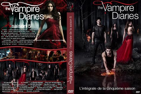 Jaquette Dvd De The Vampire Diaries Saison 5 Custom Cinéma Passion