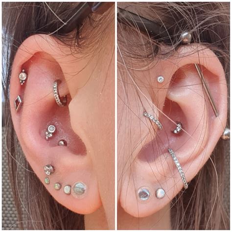 Finally Some New Jewellery And New Piercings On 40 Year Old Ears More Info In Comments 😁 R