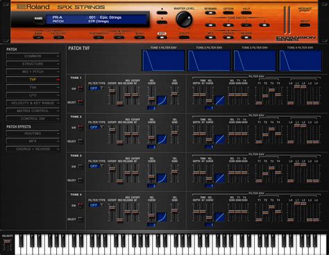 roland srx strings software synthesizer