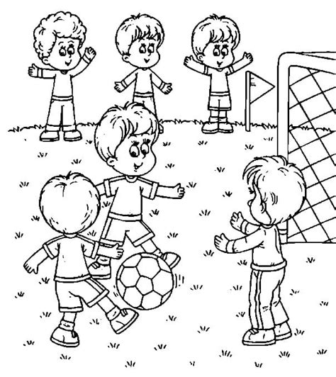 Desenhos De Futebol Escolar Para Colorir E Imprimir Colorironlinecom