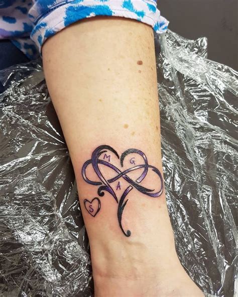 Heart Infinity Symbol Tattoo