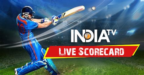 Live Cricket Score India Vs Australia Live Scorecard India Tv