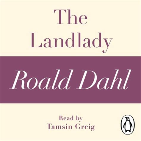 The Landlady A Roald Dahl Short Story Audio Download Roald Dahl Tamsin Greig Penguin Audio