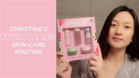Christine S Fruit Babies Skin Care Routine Glow Recipe YouTube