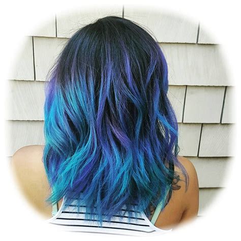 Hair Whisperer On Instagram Fun With Color Bluehair Balayage