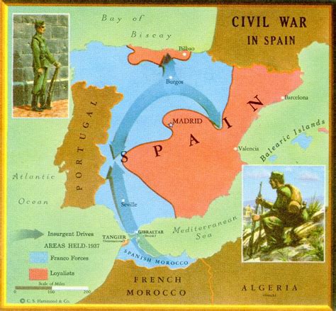 28 Spanish Civil War Map Maps Database Source
