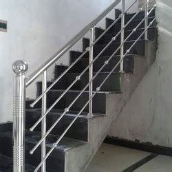 We can supply you with both wooden and iron stair parts including handrail, fitting, newel, box newel, string, tread, balustrade.wood species available are white oak, red oak, hemlock, pine. Stainless Steel Railings in Kochi, Kerala | Get Latest ...