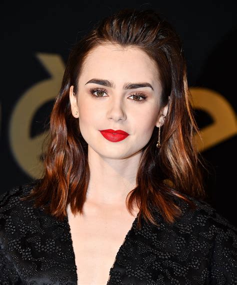 this stunning makeup trend is about to become your new basic refinery29 lilly collins lily