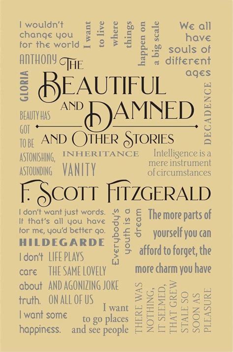 Word Cloud Classics The Beautiful And Damned And Other Stories Ebook