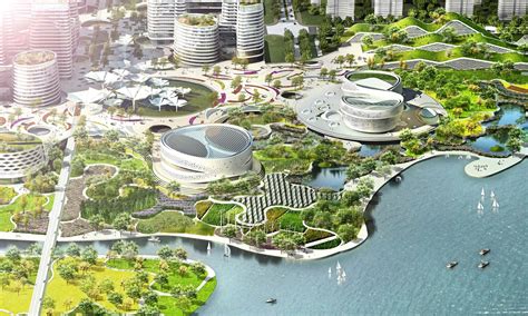 Galeria De Divulgado O Masterplan Para Binhai Eco City Em Tianjin 8