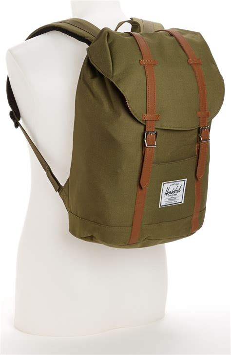 Herschel Supply Co Retreat Backpack In Green For Men Army