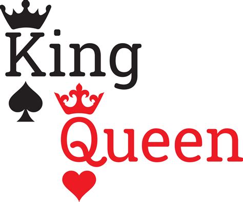 King And Queen Of Hearts 4692418 Vector Art At Vecteezy