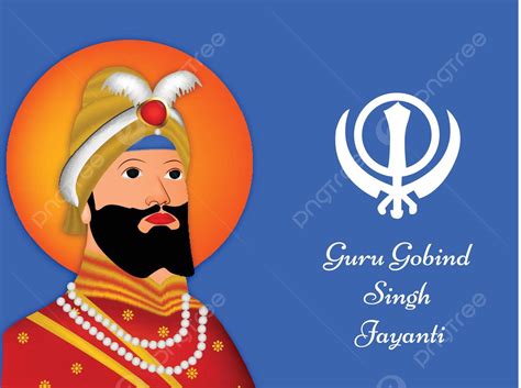 Guru Gobind Singh Jayanti Festival Singh Sikhism Vector Festival