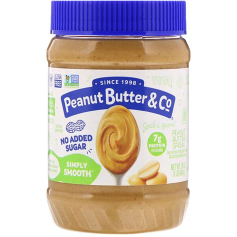 Peanut Butter And Co Simply Smooth Peanut Butter Spread No Added