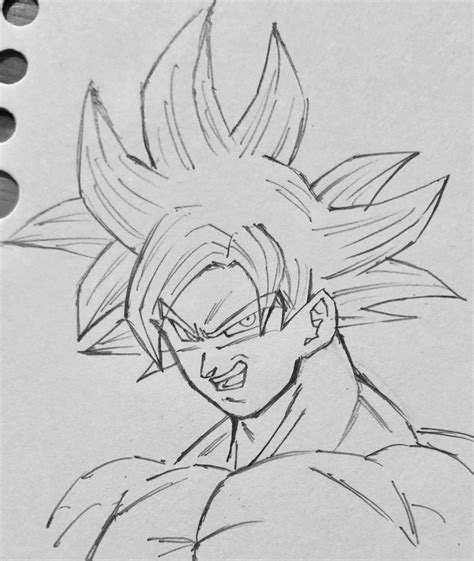 Goku Drawing Face Drawing Dbz Drawings Pencil Drawings Goku Super