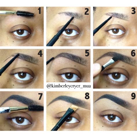 Really Thin Or Sparse Eyebrows Check Out This Simple Brow Pictorial That I Created To Help You