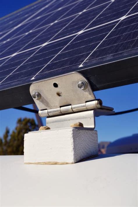 Diy Solar Panel Tilt Mount For A Campervan Or Rv Two Roaming Souls