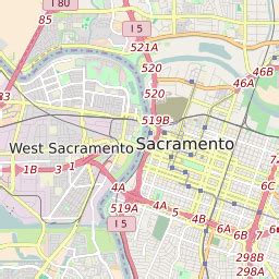 Sacramento Area Zip Code Map
