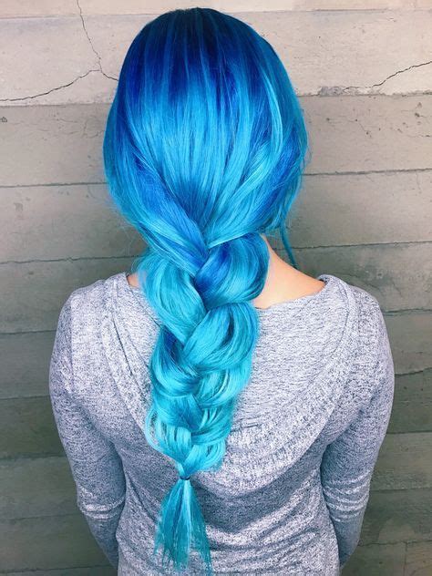 53 Super Ideas For Hair Blue Aqua Bright Blue Hair Mermaid Hair