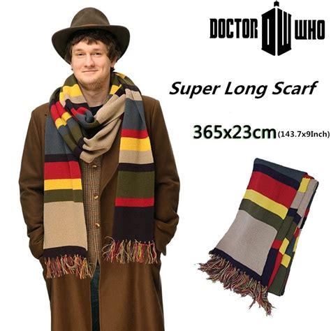 Dr Doctor Who Scarf Stripes Tom Baker Scarf Winter Scarf Warm Super