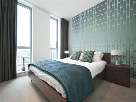 How to create colour in your master bedroom? Bedrooms Modern Wallpaper Ideas Large Print Wallpaper ...