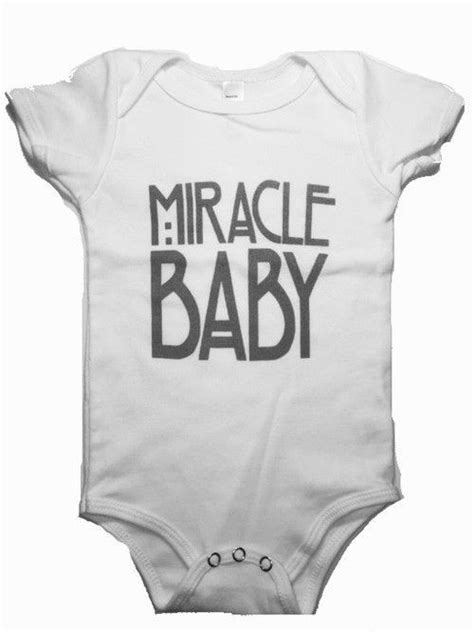 Miracle Baby Onesie Miracle Baby Baby Onesies Baby
