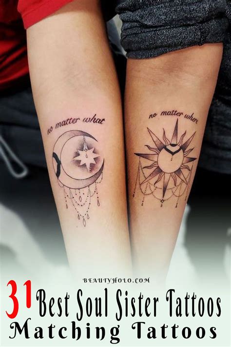 31 Best Matching Tattoos Images In 2020 Beautyholo Soul Sister