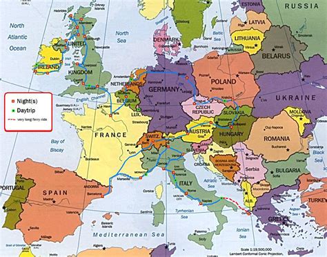Deutschland blau in europa von natalia_eitel landkarte für. Planning a Euro Trip | Countless Miles