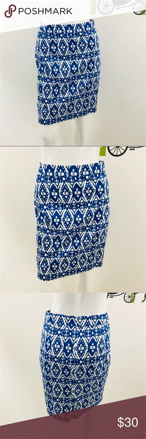 J Crew Factory The Pencil Skirt Printed