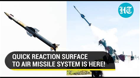 Indian Army Set To Induct Quick Reaction Surface To Air Missile System