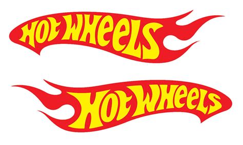 Hot Wheels Logos Set Of 2 8 Vinyl Decal Stickers EBay